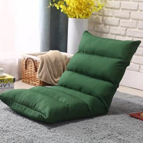 VESCOVO Tatami Bedroom Chair Floor Home Decor Small Foldable Lazy Sofa Chair For Reading
