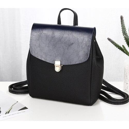 Sweet Backpack 2021 New Summer College Style Lychee Pattern Small Square Bag Cover Simple Mini Mobile Phone Bag with Handle