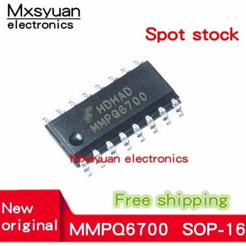 10pcs~100pcs/lot MMPQ6700 MMPQ6700R1 6700 SOP-16 New original Quad NPN & PNP General Purpose Amplifier