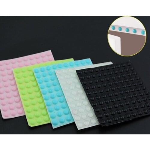 100 Pcs/sheet Door Stops Self Adhesive Silicone Pads Cabinet Bumpers Rubber Damper Buffer Cushion Furniture Hardware Accessories