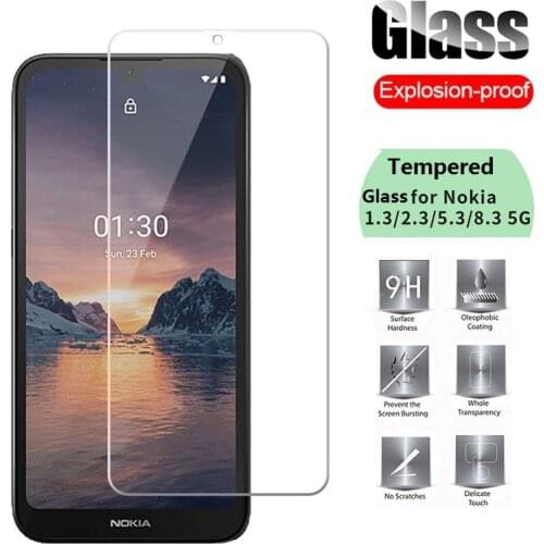 9H Tempered Glass For Nokia 8.3 5G 5.3 2.3 1.3 Screen Protector Protective Film For Nokia 8.1 7.1 plus 8 7 Glass Film Foil