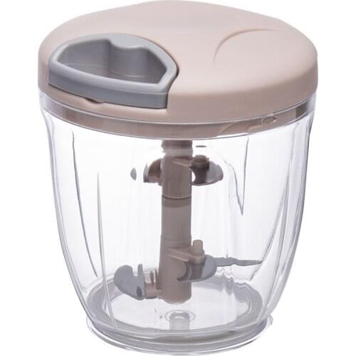 Household hand-held garlic shaker lean meat mixing hand-held Mini garlic shaker garlic chopper kitchen utensils Garlic peeler