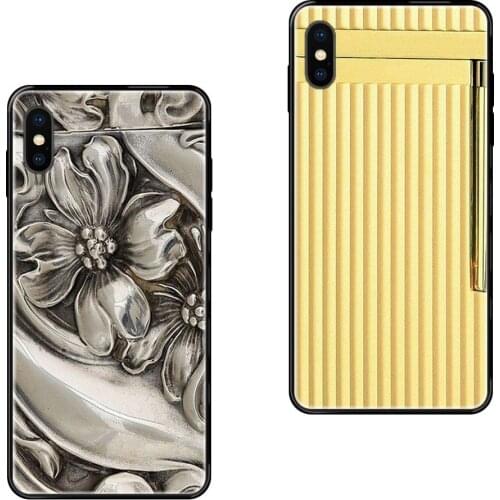 Awesome Lighter Black Soft TPU Print Cover Case Flash For Huawei Honor Mate Play V10 View 10 20 20X 30 Lite Pro Y3 Y5 Y9 Nova 3