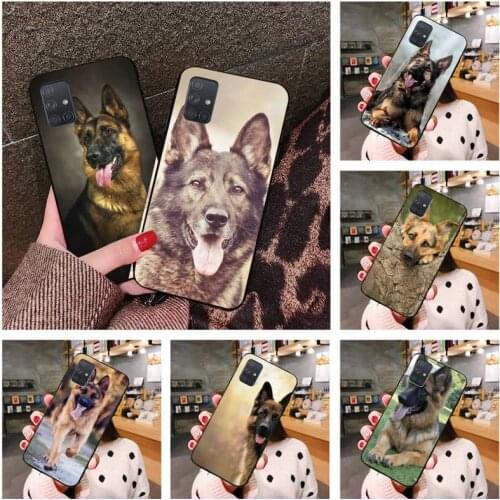 Shepherd Dog Soft Phone Cover For Samsung Galaxy A21S A01 A11 A31 A81 A10 A20 A30 A40 A50 A70 A80 A71 A51