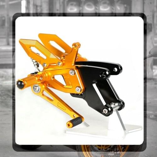 For YAMAHA YZF-R1 YZF R1 YZFR1 2015-2016 Motorcycle Accessories CNC Aluminum Footrest Rear Sets Adjustable Rearset Foot Pegs