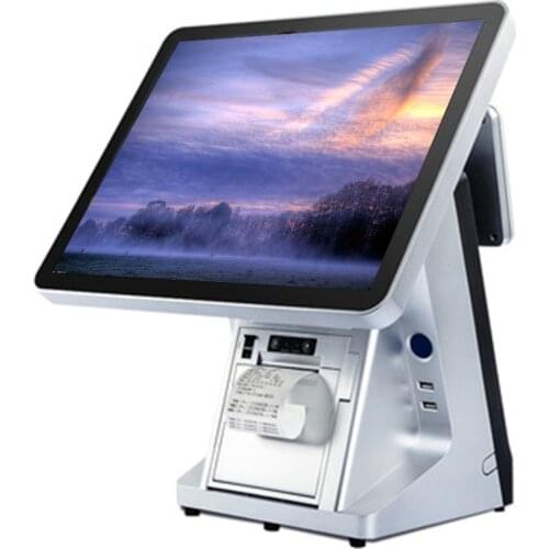 Hot Sale Restaurant pos system pos all in one Pos Terminal with VFD 58mm printer
