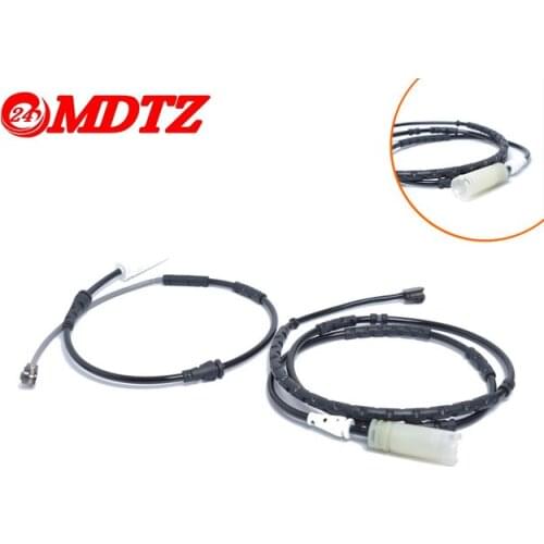 Front + Rear Brake Pad Wear Sensor Kit Fit for BMW X1 E84 Brake Induction Wire Replacement 34356792562+34356792565 Brake Line