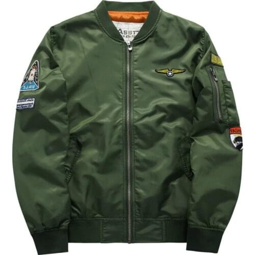 Male Bomber Jacket Mens Loose ww2 Air Force Military Tactics Mens cs go clothes Pilot Military Uniform Size M-6XL