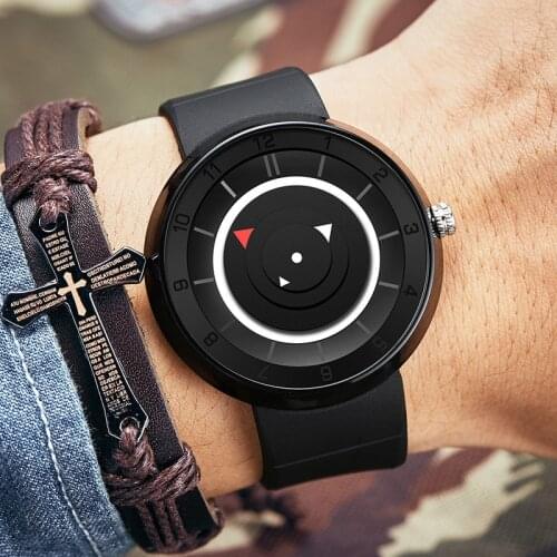 Personality Pointless Creative Concept Quartz Watch Students Fashion Trends Sports Boys Watch Wholesale One Generation
