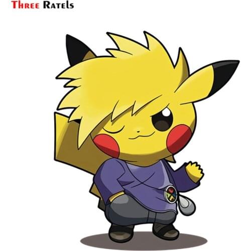 Three Ratels FC389 cute funny Anime Japanese cartoon 3D Stickers for car pvc figure anime decal