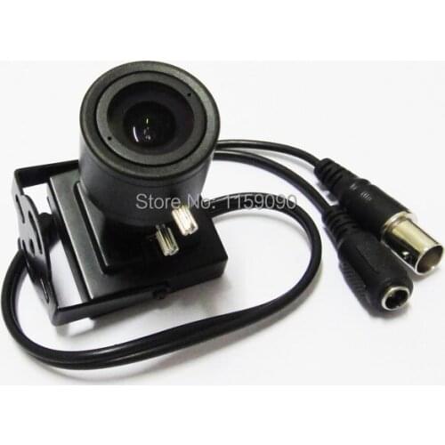 Mini HD 700TVL high resolution CMOS 1/3" 2.8-12mm F1.4 Lens CCTV Security Color Camera Wide Angle