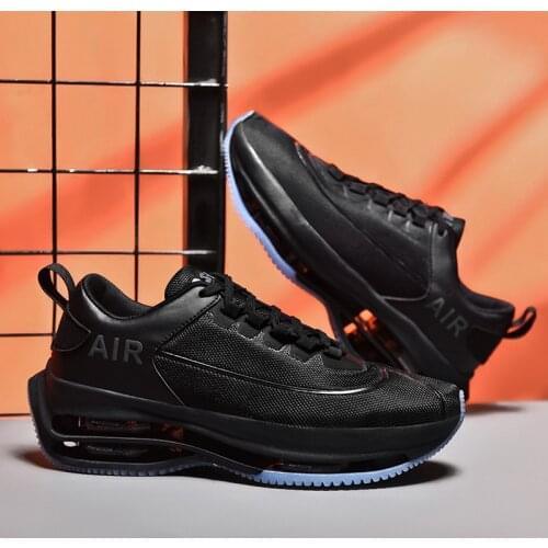 Big Air Cushion Men Running Shoes Thick Sole Platform Sneakers Daddy Shoes Height Increasing 5 CM Chunky Outdoor Walking Shoes