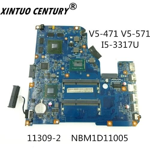 NBM1D11005 11309-2 48.4TU05.021 NB. M1D11.005 Laptop Anakart Için ACER Aspire V5-471 V5-571 Anakart GT630M + i5-3317U çalışır