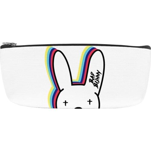 Bad bunny Merch Oxford cosmetic bag, multi-purpose cosmetic bag, travel toilet bag, pen coin bag with zipper, small clutch