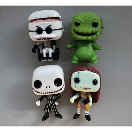 Original 7cm Smaller Size Used Calendar Nightmare Christmas - Sally, Oogie, Jack Figure Collectible Model Loose Toy