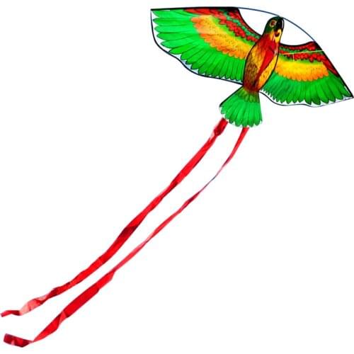 Outdoor Fun Sports New Arrive 110cm/43inches Parrot Kite/ Animal Kites With Handle & Line Good Flying
