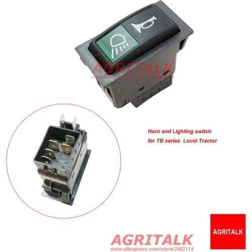 Switch for light & sound (horn) for Foton Lovol tractor TB504 tractor, part number