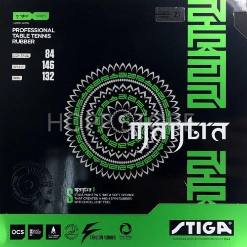 STIGA Table tennis rubber MANTRA S Offensive pimples in with sponge pips-in ping pong tenis de mesa