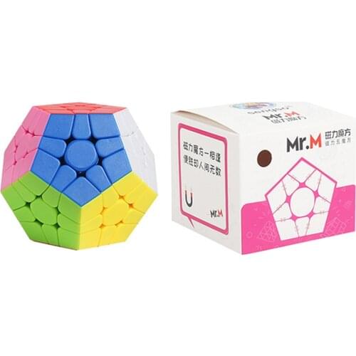 Shengshou Mr.M Magnetic Megaminxeds Cube 3x3 Magic Cube 3Layers Wumofang Speed Cube Puzzle Toys For Children Kids Gift