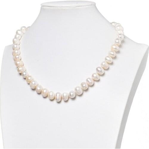 High Quality Freshwater Natural Pearls 11-12mm Size For Diy White Pearls Neckalce 19inch Preferred Gifts H477