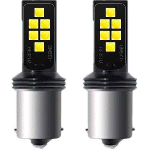 10-50pcs Super Bright S25 1156 BA15S 1157 BAY15D P21/5W Canbus Car Led Light Bulbs Auto Turn Signal Reverse Brake Lamp 12V DC