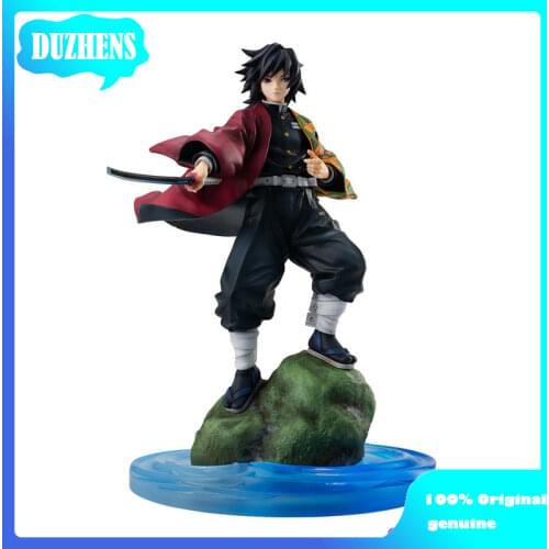 100% Original genuine Demon Slayer Tomioka Giyuu mizu no ko kyu Action Figure Anime Figure Model Toy Figure Collection Doll Gift