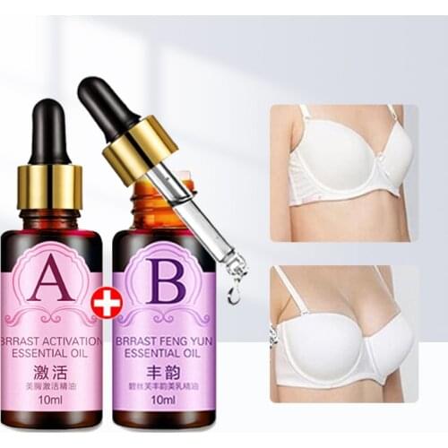 2PCS/Set Bust Care Cream Breast Enlargement Pills Breast Firming Oil Big Boobs Enhancer Beautiful Sexy Ladies
