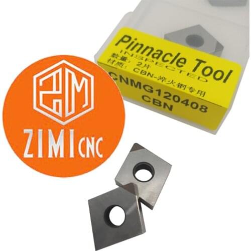 2pcs CNGA CNMG120408 CBN/CNMG431 CBN hardened/super-hard material processing carbide blade CNC lathe cutting tool