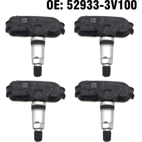 4 PCS Car Tire Pressure Monitor Sensor TPMS 52933-3V100 434MHZ for Hyundai i40 VF Grandeur 2011 2012 2013 2014