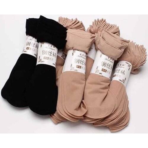 40pcs=20 pair Hot Sale! High Quality Summer Bamboo Female Short Socks Silk Transparent Women Velvet Socks Ankle Sox