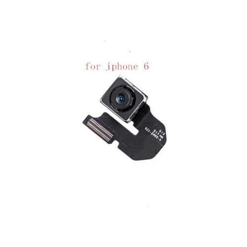 50pcs /lot 100% TEST WORKING Back Rear Camera With Flash Module Sensor Flex Cable For iPhone 6 6G 4.7" Replacement Parts