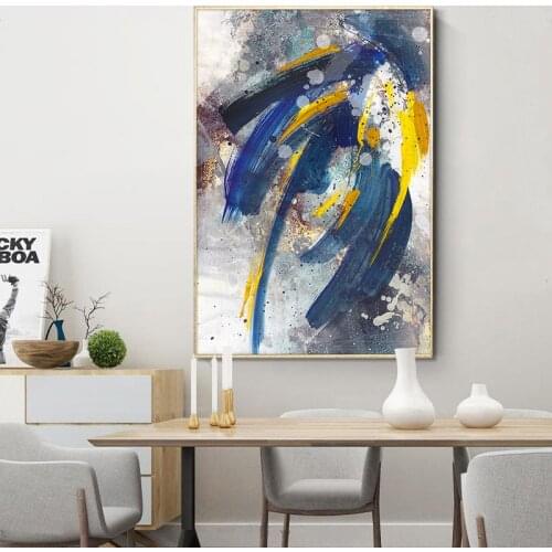 Abstract Colorful 100% Hand Painted Paintings Picture Modern Wall Art Landscape Oil Painting On Canvas Wall Art For Living Room