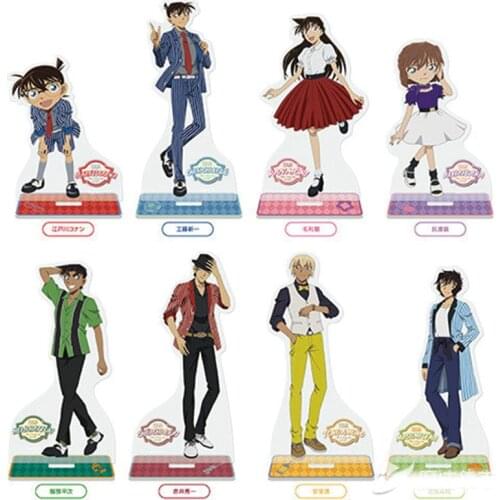 Anime Detective Conan Miyano Shiho Furuya Rei Acrylic Figure Stand Display Model Plate Collection Desktop Decor Nostalgia Series