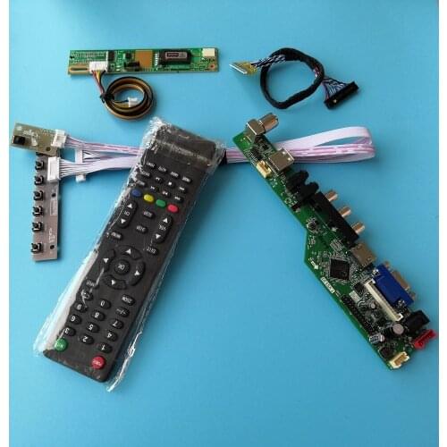 AV TV USB VGA AUDIO LCD LED 1 CCFL lamps Controller driver Board For LTN154X3-L03 1280X800 panel monitor screen cable