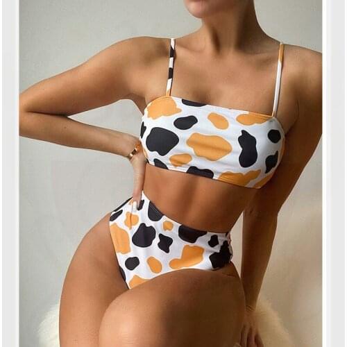 Bikinis Sexy Swimwear Women Swimsuit Push Up Bathing Suit Biquini Cintura Alta Swimming Suit for Women Maillot De Bain Femme