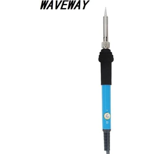 110V/220V 60w Eu Plug Adjustable Temperature Electric Soldering Iron kit Desoldering Pump Tin Wire Pliers Welding Tools Bag