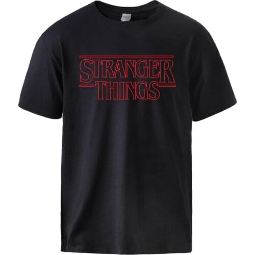 Stranger Things T shirt Man Summer Cotton Short Sleeve T shirts Male Casual Tee 2021 Man Funny Tops Tees Clothes Tee