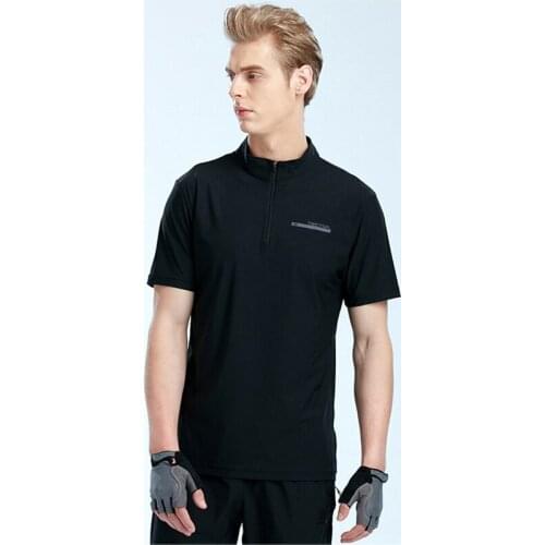 TECTOP Summer Outdoor Quick dry Clothes Anti-UV T-shirt Men Breathable Camping Outdoor Sports Brand Fishing Hiking T-shirt