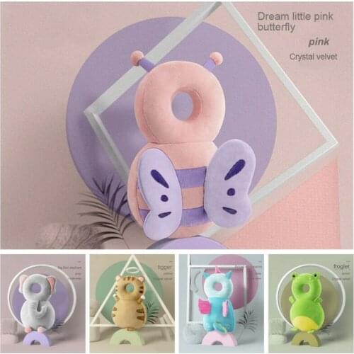 Toddler Baby Kids Infant Learning Walking Head Protect Cotton Pillow Cushion Pad