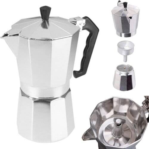 Coffee Maker Aluminum Mocha Espresso Percolator Pot Coffee Maker Moka Pot 2cup Stovetop Coffee Maker