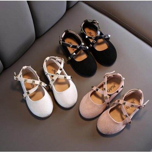 Girls Leather Shoes for Children Wedding Dress Princess School Shoes Kids Summer Bow-knot Student Sandals Korean Fashion Shoes