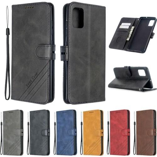 For Samsung Galaxy A51 Case Leather Flip Case on sFor Coque Samsung A51 A 51 A515F Cover Luxury Magnetic Wallet Phone Case Etui