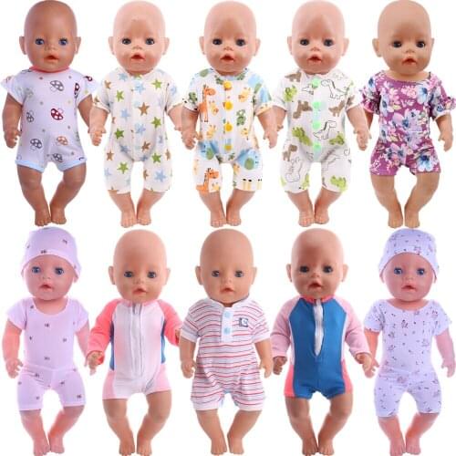 Doll Clothes Star/Giraffe Print For 18Inch American Doll Girls&43 Cm New Baby Reborn Clothes Our Generation Baby Girls Toy Gift