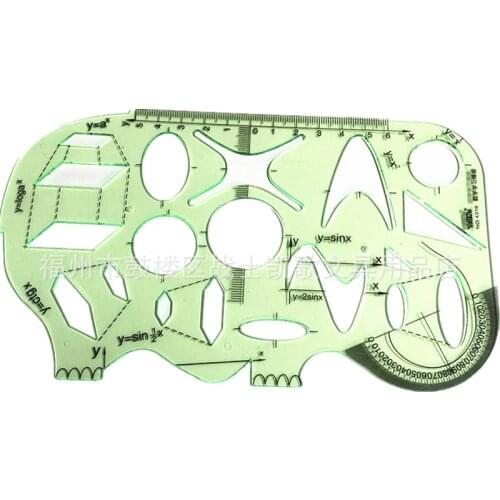 Elephant Ruler School Accessories 2 PCS/Lot Mathematics Study Template Ruler