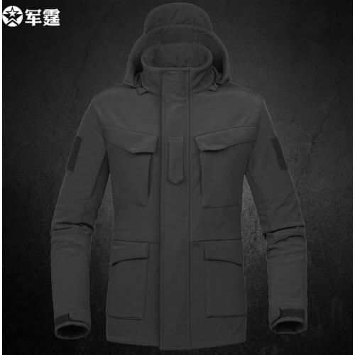 Male m65 tactical coat dust coat shark skin soft shell ski-wear, qiu dong consul waterproof coat the trench coat