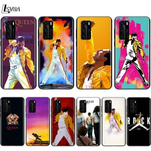 Queen Freddie Mercury For Huawei P Smart Z S Pro Plus 2018 2019 2020 2021 Mate 10 20 30 40 RS PRO Plus Soft lite Phone Case