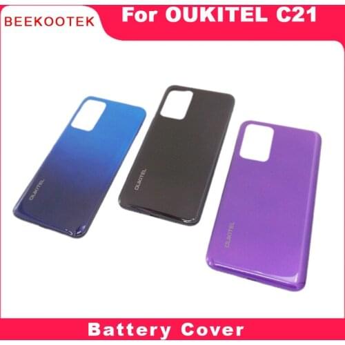 New Original C21 Battery Cover Battery Case Phone Cover Repair Replacement Parts For OUKITEL C21 Android 10 6.4 Inch Smartphone