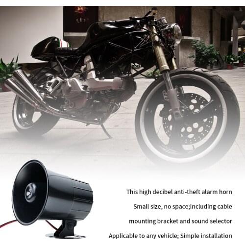 NEW 12 VDC ALARM SIREN Wired Alarm Siren Horn Outdoor for Home Alarm System Security Loudly Sound Siren 110DB