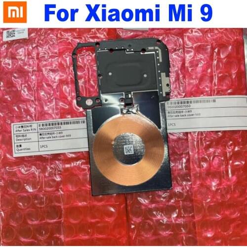 100% Original New For Xiaomi Mi 9 Mi9 Mainboard Cap Motherboard Cover with WIFI antenna NFC Wireless charging flex cable + Flash
