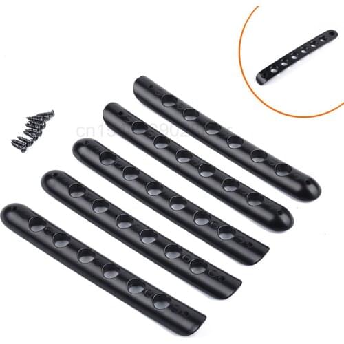 It is suitable for Jeep Wrangler modified door handle trim strip aluminum alloy door handle Black 5 pieces
